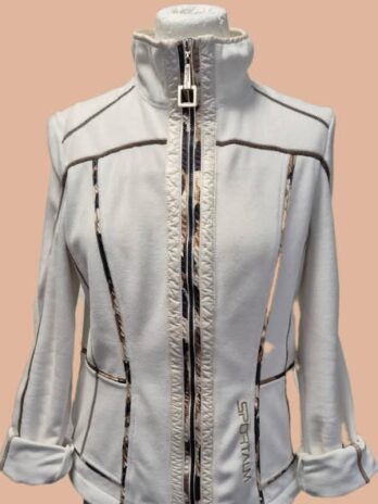 Fleecejacke “ Sportalm “ Größe 38 in Offwhite/Braun