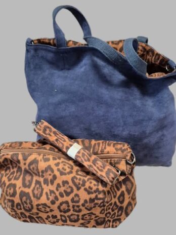 Tasche “ Paolo Bags “ in Dunkelblau/Feincord extra Innentasche Breite ca 43cm Höhe ca 32cm