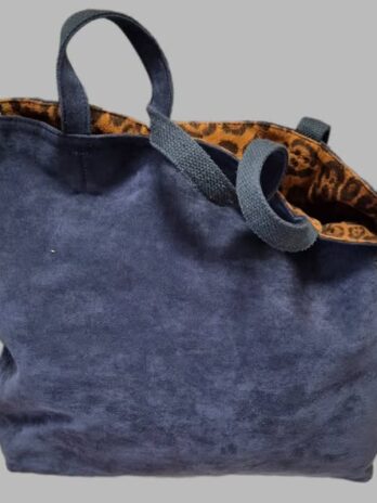 Tasche “ Paolo Bags “ in Dunkelblau/Feincord extra Innentasche Breite ca 43cm Höhe ca 32cm
