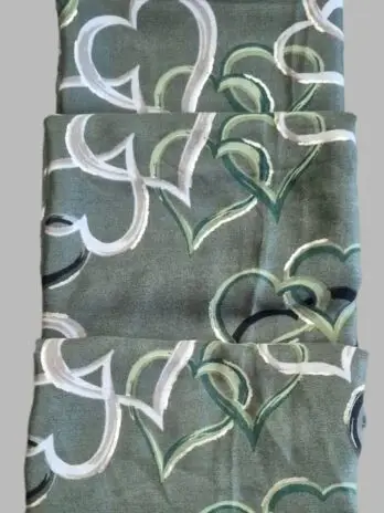 Schal “ S. Oliver “ in Khakigrün/Beige/Schwarz gemustert