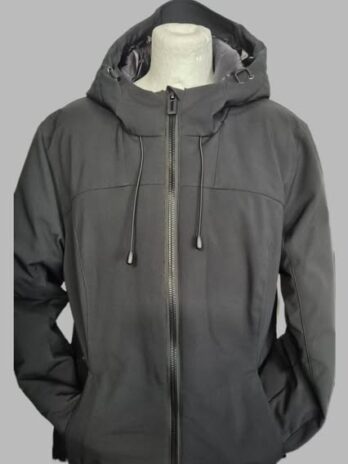 Jacke mit Kapuze “ Northland “ Größe 40 in Schwarz wasserabweisend warm gefüttert