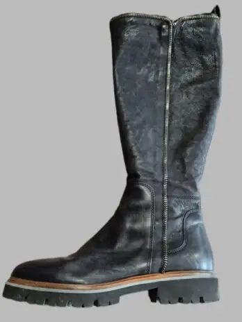 Stiefel “ Ripe` “ Größe 38 in Schwarz/Leder