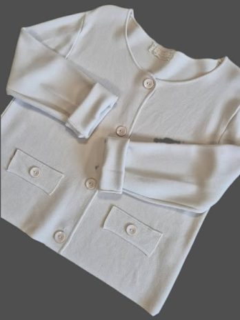 Weste “ Made in Italy “ Größe 36 in Beige 75% Viscose