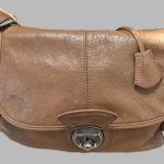 Tasche “ Upla “ in Cognac/Leder Breite ca 36cm Höhe ca 25cm (leichte Gebrauchsspuren)