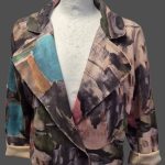 Blazer “ Vanessa Made with Love “ Größe 36/38 in Bunt gemustert