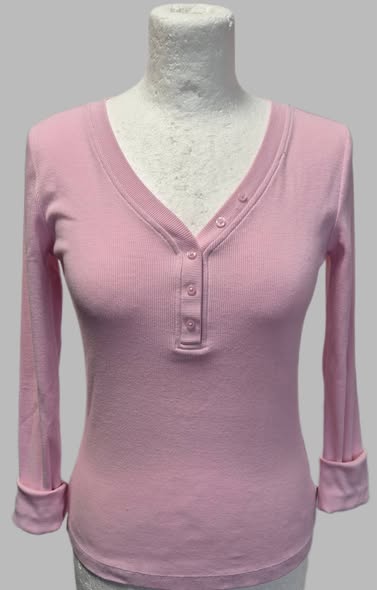 Rippshirt " S. Oliver " Größe 36 in Rosa/Baumwolle