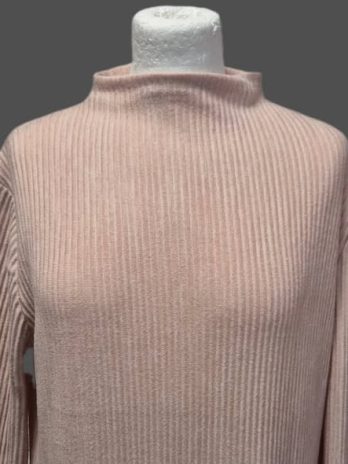 Rippstrickkleid “ Made in Italy “ Größe 40 in Beige