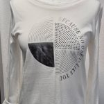 Shirt “ S. Oliver “ Größe 36 in Offwhite/Print Baumwolle