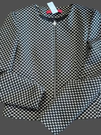 Blazer “ Hugo Boss “ Größe 36 in Schwarz/Gold gemustert 13% Wolle