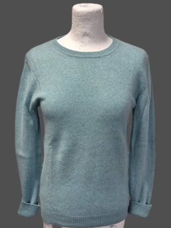 Pulli “ Marco “ Größe 36 in Salbeigrün 100% Cashmere