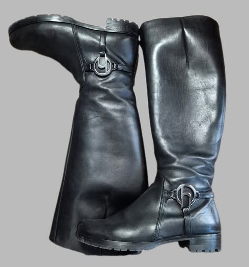 Stiefel " Högl " Größe 38,5 in Schwarz/Leder